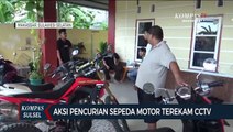 Aksi Pencurian Sepeda Motor Di Indekost Mewah Di Makassar Terekam CCTV