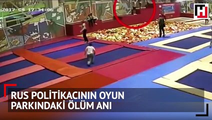Rus politikacının oyun parkındaki ölüm anı