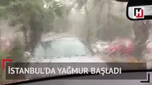 Yağmur İstanbul'a giriş yaptı