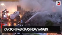 Korkutan fabrika yangını