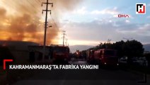 Kahramanmaraş'ta fabrika yangını