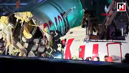 Uçağın pistten çıkmasının ardından telsiz konuşmaları ortaya çıktı