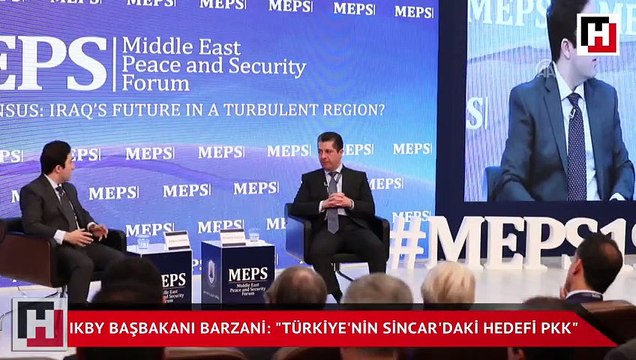 IKBY Başbakanı Barzani: Türkiye'nin Sincar'daki hedefi PKK