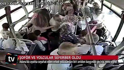 Şoför ve yolcular seferber oldu