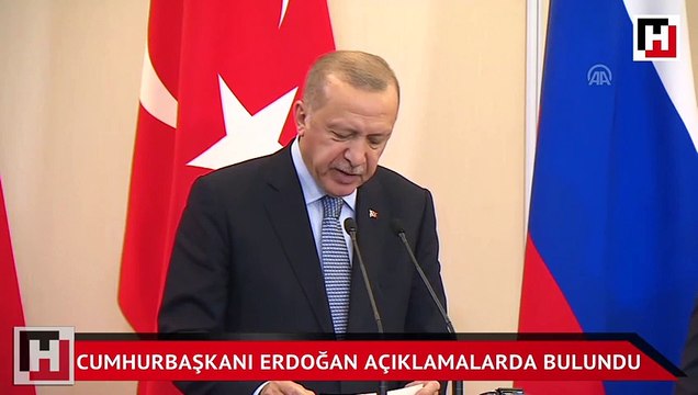 Cumhurbaşkanı Erdoğan Soçi'deki zirve sonrasında açıklamalarda bulundu