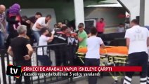 İstanbul Sirkeci'de vapur kazası