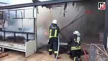 Marmaris'te otel  çıkan yangın paniğe neden oldu