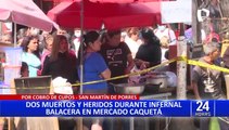 SMP: sicarios asesinan a vigilante y dejan a dos personas heridas en el mercado Caquetá