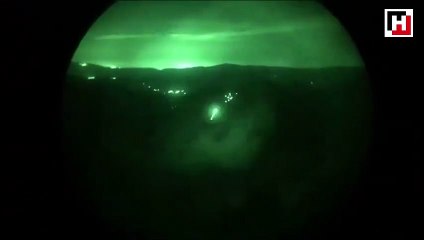 PKK'nın sözde liderlerince kullanılan mağara böyle vuruldu