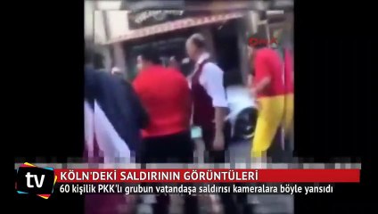 Köln'deki saldırının görüntüleri ortaya çıktı