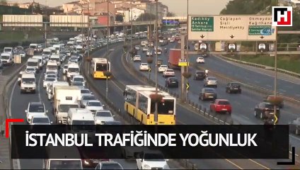 İstanbul trafiğinde yoğunluk