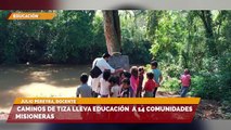 CAMINOS DE TIZA LLEVA EDUCACIÓN A 14 COMUNIDADES MISIONESRAS