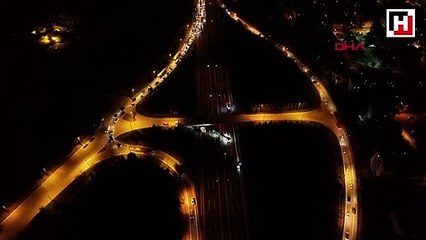 TEM'de intihara kalkıştı, 15 kilometrelik araç kuyruğu oluştu