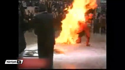 Bu görüntüler Amerikan itfaiyesinde ders olarak gösteriliyor