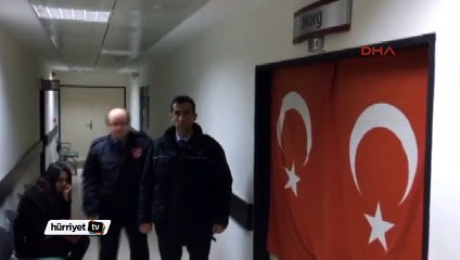 Şehit Mahmut Bilgin'in kız arkadaşı morgun kapısından ayrılmadı