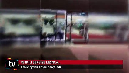 Yetkili servise kızınca bunu yaptı