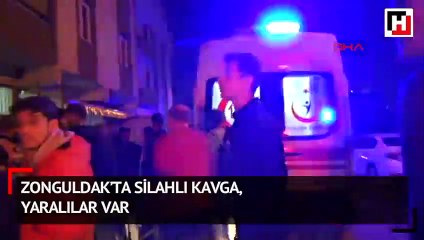 Zonguldak’ta silahlı kavga yaralılar var