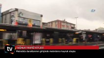 Yağmur, İstanbul trafiğini kilitledi