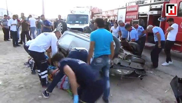 Otomobil takla attı: Ölü ve yaralılar var