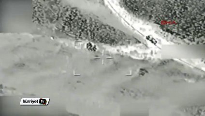 Haftanin'deki PKK kampları böyle vuruldu