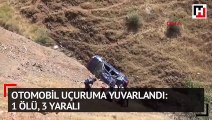 Otomobil uçuruma yuvarlandı: 1 ölü, 3 yaralı