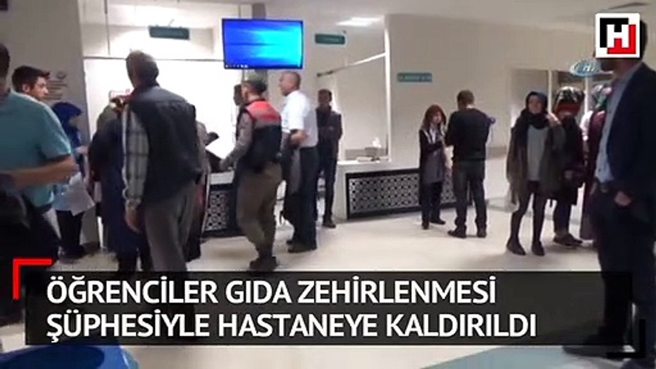 Öğrenciler gıda zehirlenmesi şüphesiyle öğrenciler hastaneye kaldırıldı