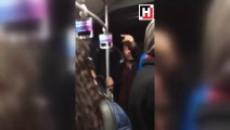 İki genç öpüştü, metrobüste olay çıktı