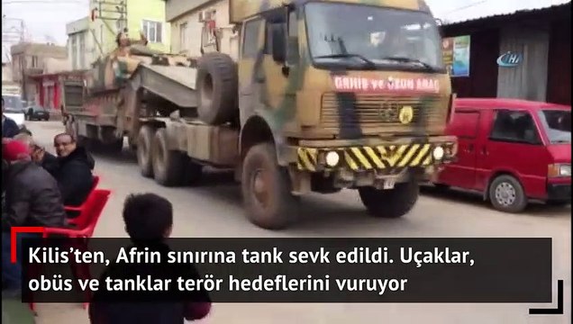 Uçaklar, obüs ve tanklar terör hedeflerini vuruyor...