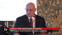 TBMM Başkanı İsmail Kahraman: Laiklik yeni anayasada olmamalı