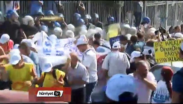 KESK üyelerine polis müdahale etti