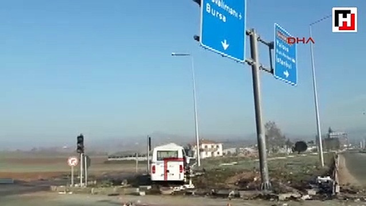 İnegöl'de feci kaza