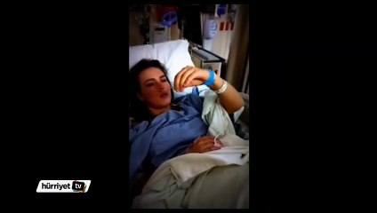 Narkozun etkisiyle pacman oynadığını sanan kız