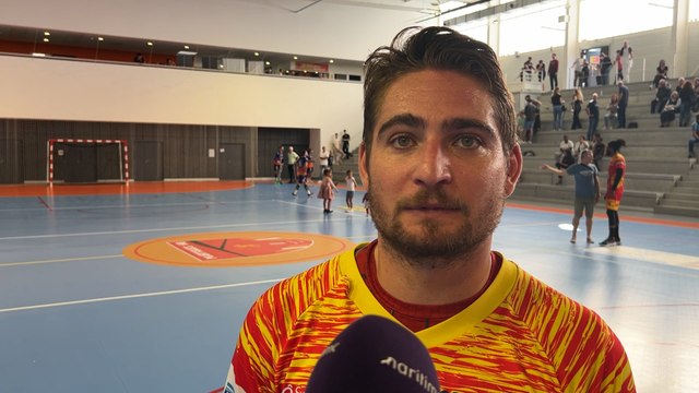 Interview maritima: Yoann Ramognino après la défaite de Martigues Handball contre l'US Saintes