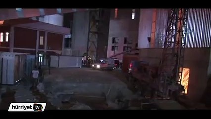 Kazan'da çimento fabrikasında patlama