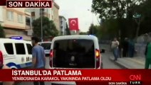 İstanbul'da patlama! Olay yerinden ilk görüntüler