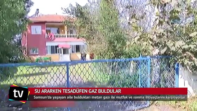 Su ararken tesadüfen gaz buldular