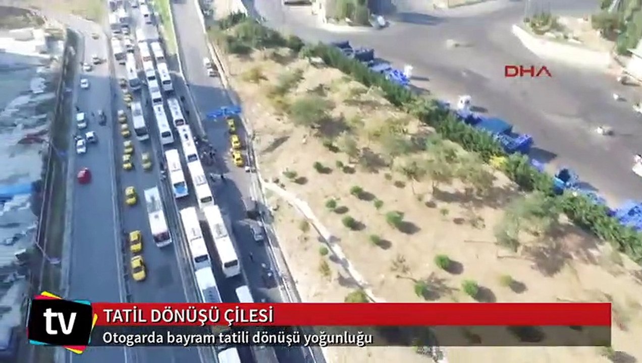 Otogarda bayram tatili dönüşü yoğunluğu