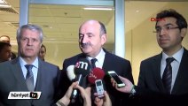 Sağlık Bakanı Müezzinoğlu saldırıda yaralanan polisleri ziyaret etti