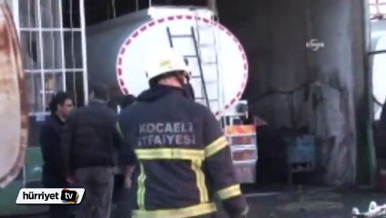 Körfez Küçük Sanayi Sitesi'nde patlama: 1 yaralı