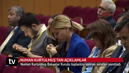 Numan Kurtulmuş'tan açıklamalar