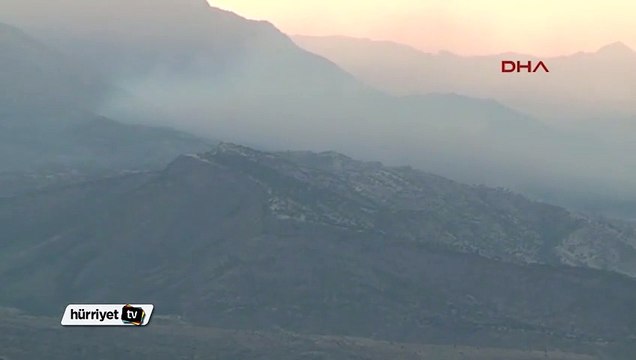 PKK kampları obüs atışlarıyla vuruldu