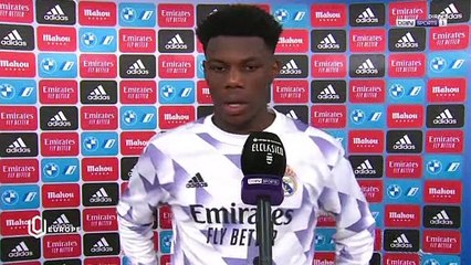 Aurélien Tchouaméni : "J'essaie de montrer à chaque match que je mérite de jouer ici"