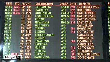 THY yüzlerce seferi iptal etti