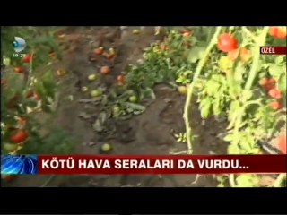 Kötü hava seraları da vurdu