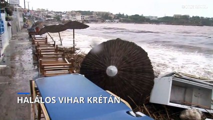 Halálos vihar pusztított Krétán