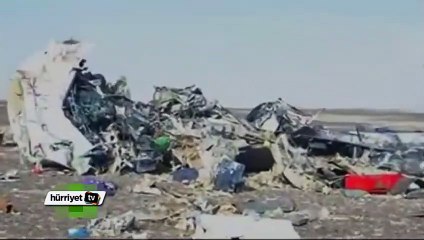 Rusya'daki düşen uçağın yeni görüntüleri...