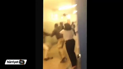 Öğretmen ve öğrenci saç saça kavgaya girdi
