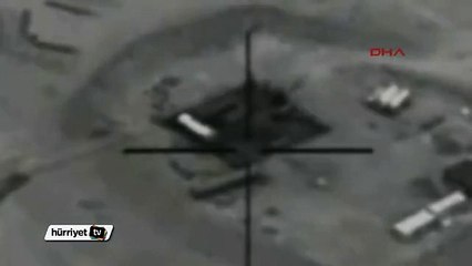Pentagon IŞİD'in petrol rafinesinin vurulma görüntülerini yayınladı