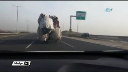 TEM’de tehlikeli yolculuk