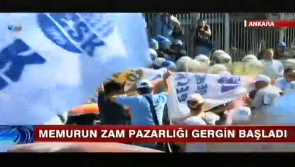 Memurla hükümet arasındaki sıkı pazarlık başladı